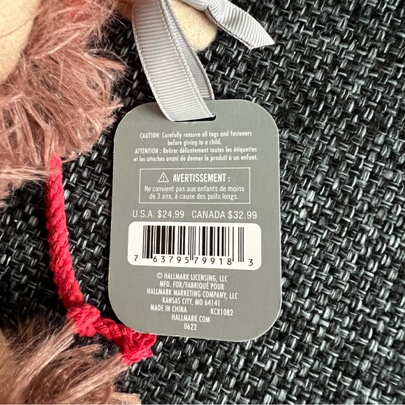 NWT Hallmark MopTops Moose Plush and Book - Picture 3 of 7